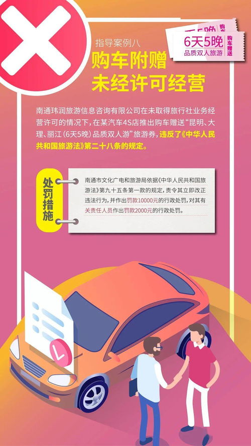 江蘇發布第二批旅游市場整治指導案例 嚴打無證經營與不合理低價游